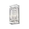 Z-Lite Mersesse 2 Light Wall Sconce, Brushed Nickel & Clear 6006-2S-BN - alternate 6
